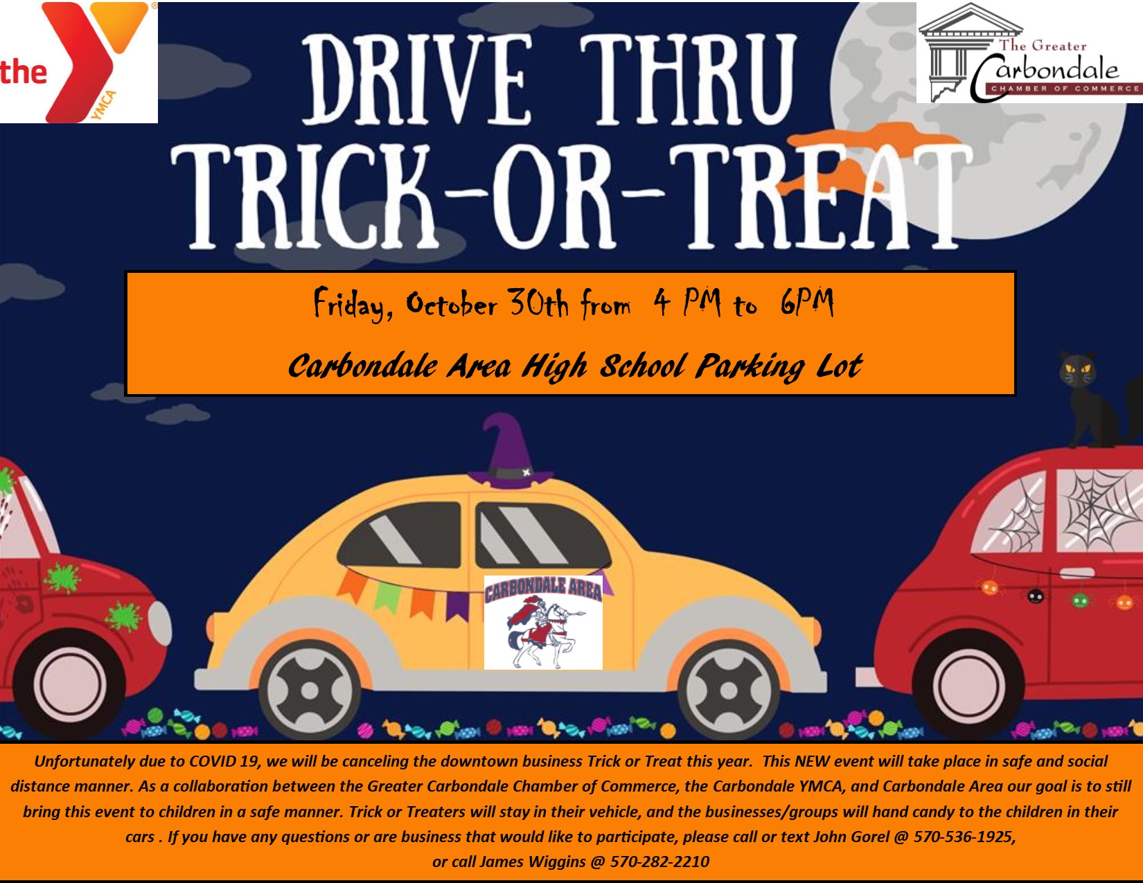 TRICK OR TREATING 2020 Carbondale Area School District