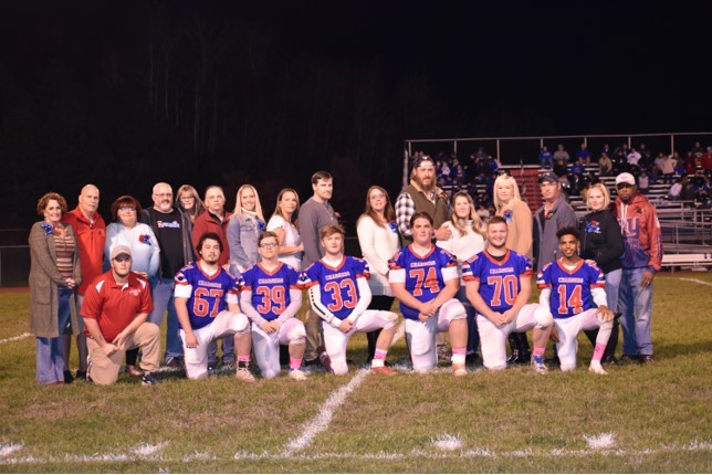 Carbondale Area Hosts Senior-Parent Recognition Night for Football, Marching Band/Drill Team, and Cheerleading