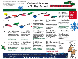 Twelve Days of CA Spirit Days
