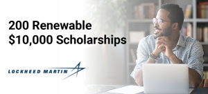 Lockheed Martin STEM Scholarships Available