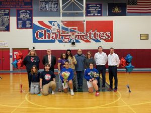Carbondale Area Honors Seniors at Girls Basketball Senior Night Ceremony