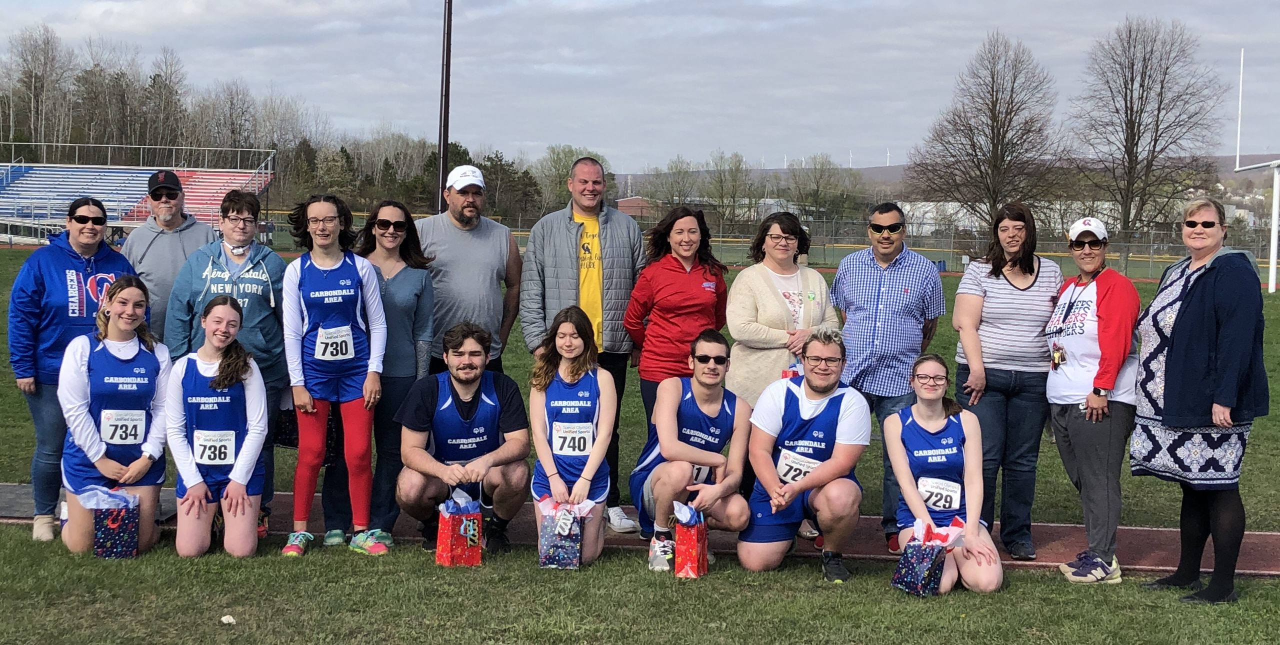 Carbondale Area Unified Track and Field Hosts Senior-Parent Recognition Night