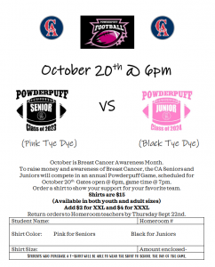 Powderpuff Information (October 20, 2022)