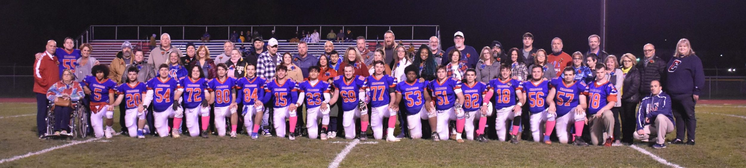 Carbondale Area Hosts Football, Cheerleading, Marching Band/Drill Team, Cross Country, and Volleyball Senior-Parent Recognition Night