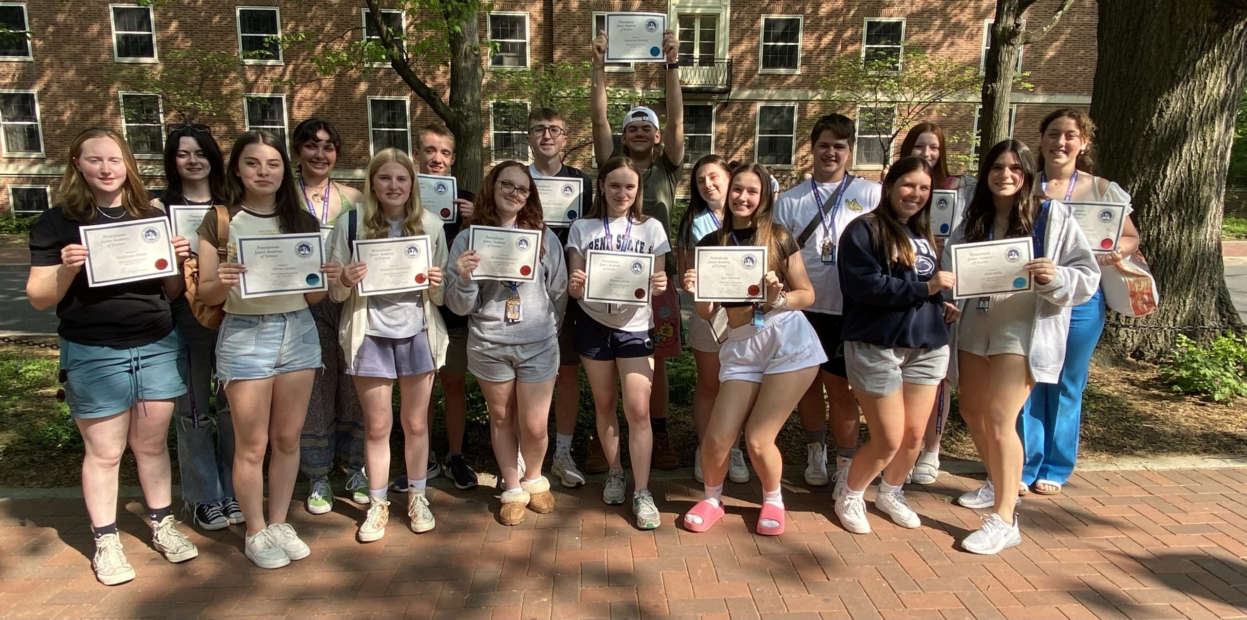 Chargers Excel at Pennsylvania Junior Academy of Science (PJAS) State Competition
