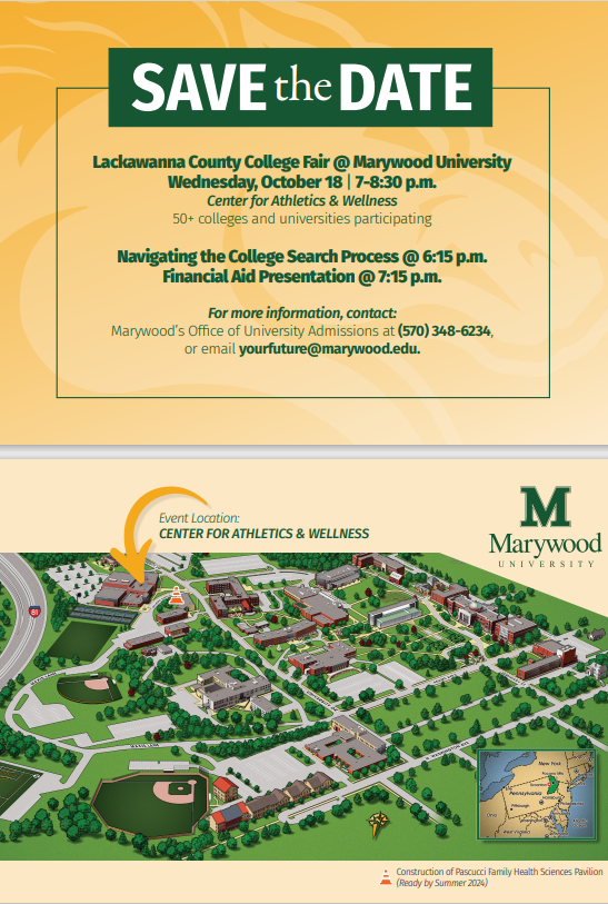 Attention High School Students: Lackawanna County College Fair Opportunity