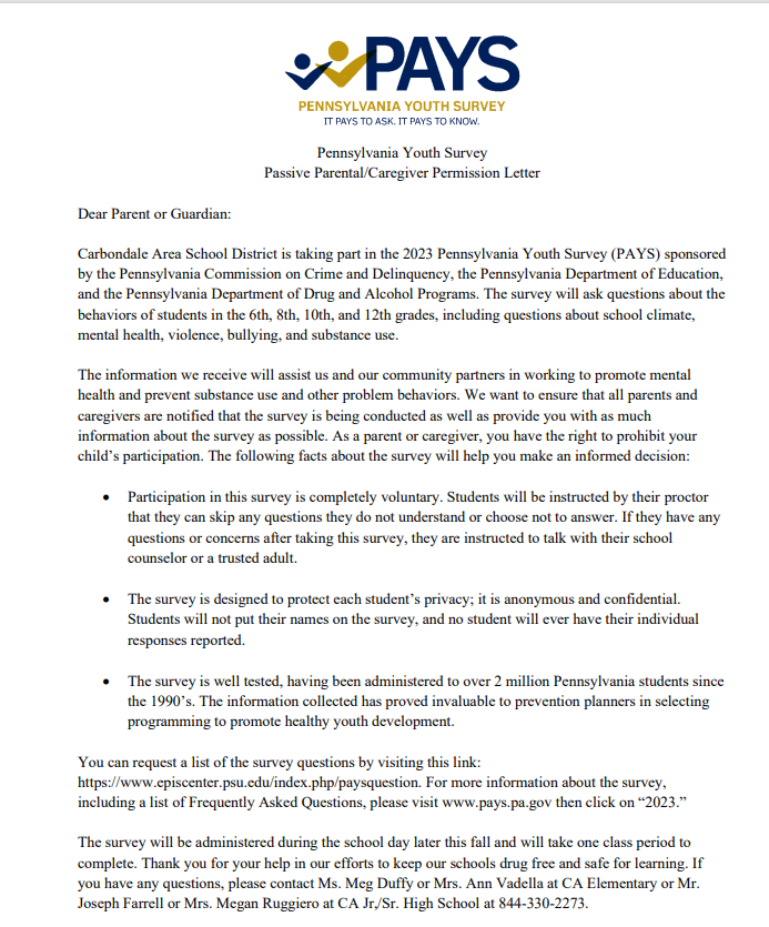 WVDE 2023 Parent Survey