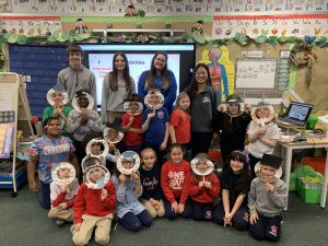 Future Teachers Club Teaches Presidents’ Day Lesson at CA Elementary School