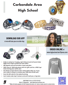 Attention Sophomores: Order Your Class Rings!