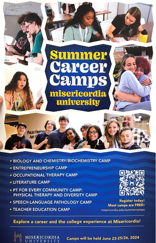 Misericordia Summer Career Camps